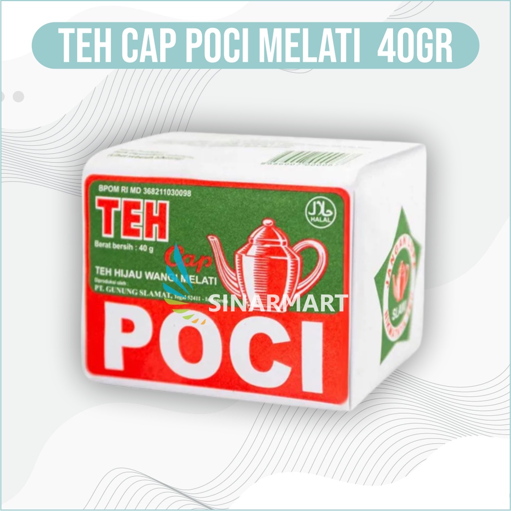 

TEH TUBRUK SERBUK POCI MELATI JASMINE 40 GRAM