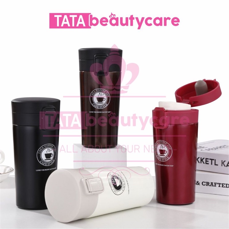 [400gr] T220 | TERMOS KOPI / VACUUM TUMBLER GELAS MUG COFFEE PANAS DINGIN CFD26