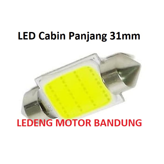 LED Plafon Cabin Mobil 31mm Interior Lampu COB Plasma Putih Terang