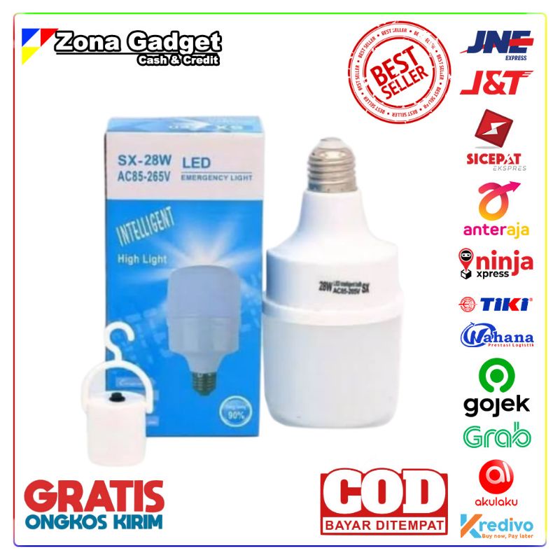 Lampu Bohlam Emergency LED 28w Lampu LED Sentuh Emergency SX-28