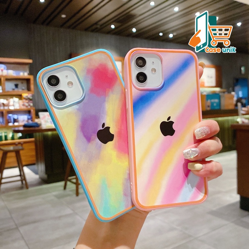 SS044 SOFTCASE RAINBOW IPHONE 6 7 8 6S 6+ 7+ 8+ X XS XR CS3250