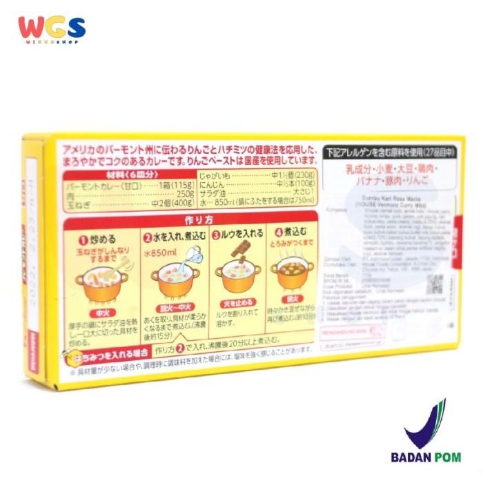 

House Foods Vermont Mild Japanese Curry With Apple & Honey 115 gr