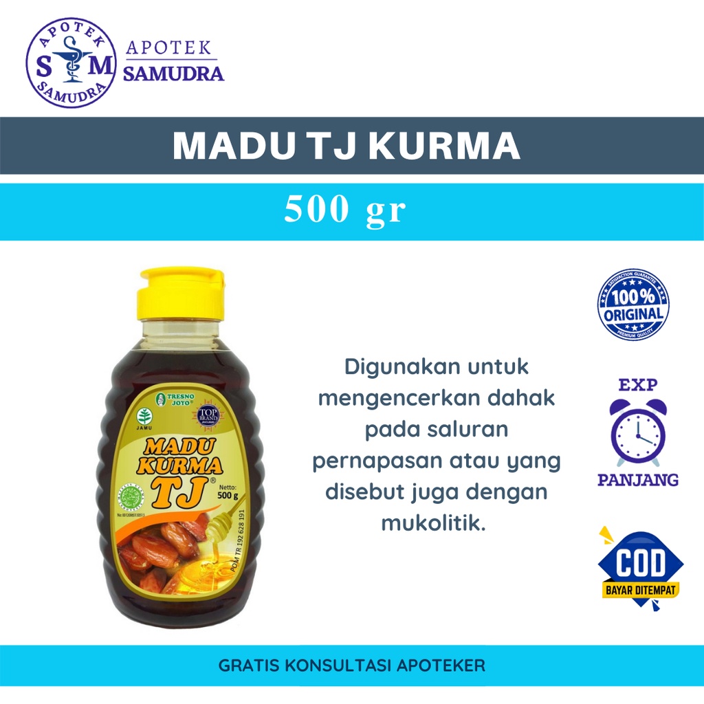 

MADU KURMA TJ - 500 gr - madu murni mencegah panas dalam melembabkan bibir menjaga stamina tubuh mengobati sariawan penambah gizi meningkatkan nafsu makan menjaga kesehatan kulit menjaga kesehatan mengobati bibir pecah-pecah
