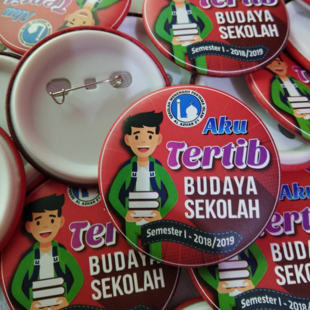 Pin Bros Peniti Custom 58 mm Glossy atau Doff