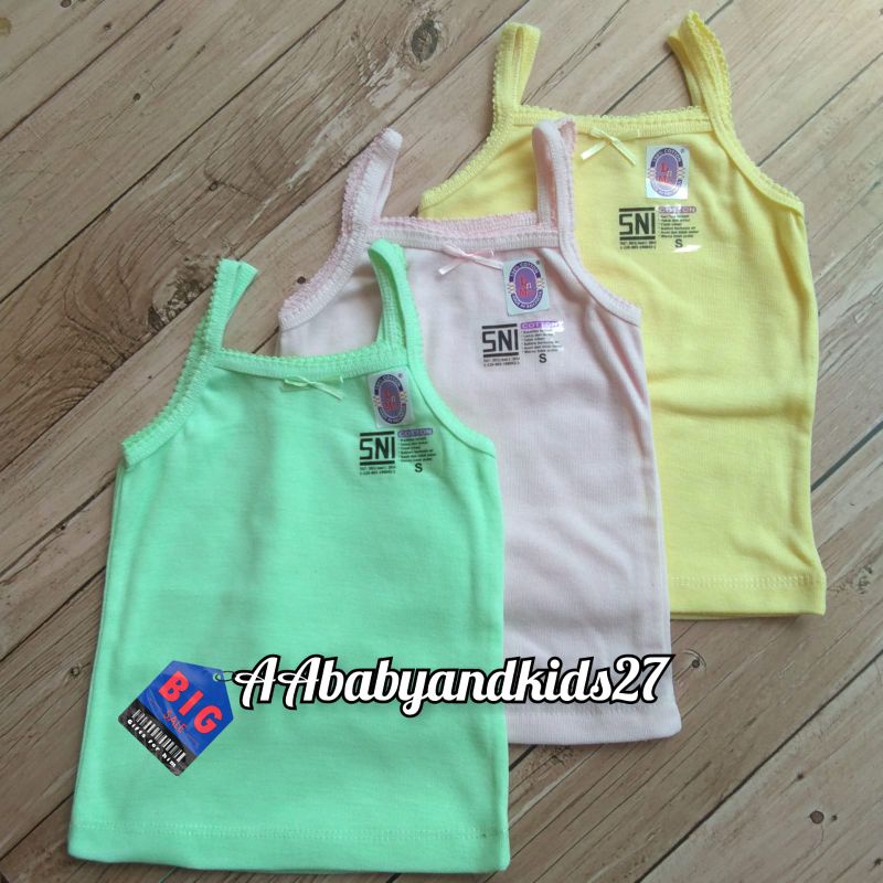 LOVE N MOM 6PC Kaos Tengtop Bayi Perempuan Usia 0-36Bulan Nyaman SNI Hight Quality