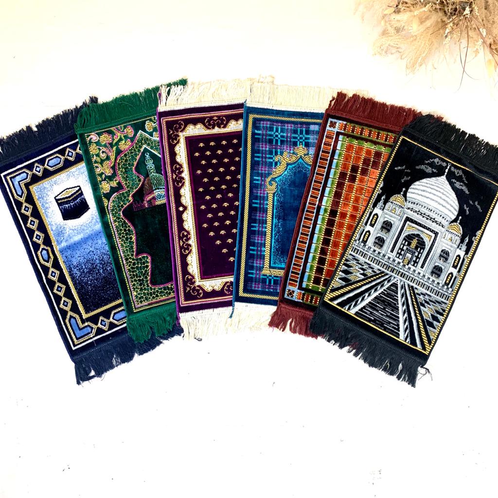 SAJADAH KECIL (BISA COD - BAYAR DI TEMPAT) / SAJADAH MUKA / SAJADAH MINI SAJADAH ANAK-1