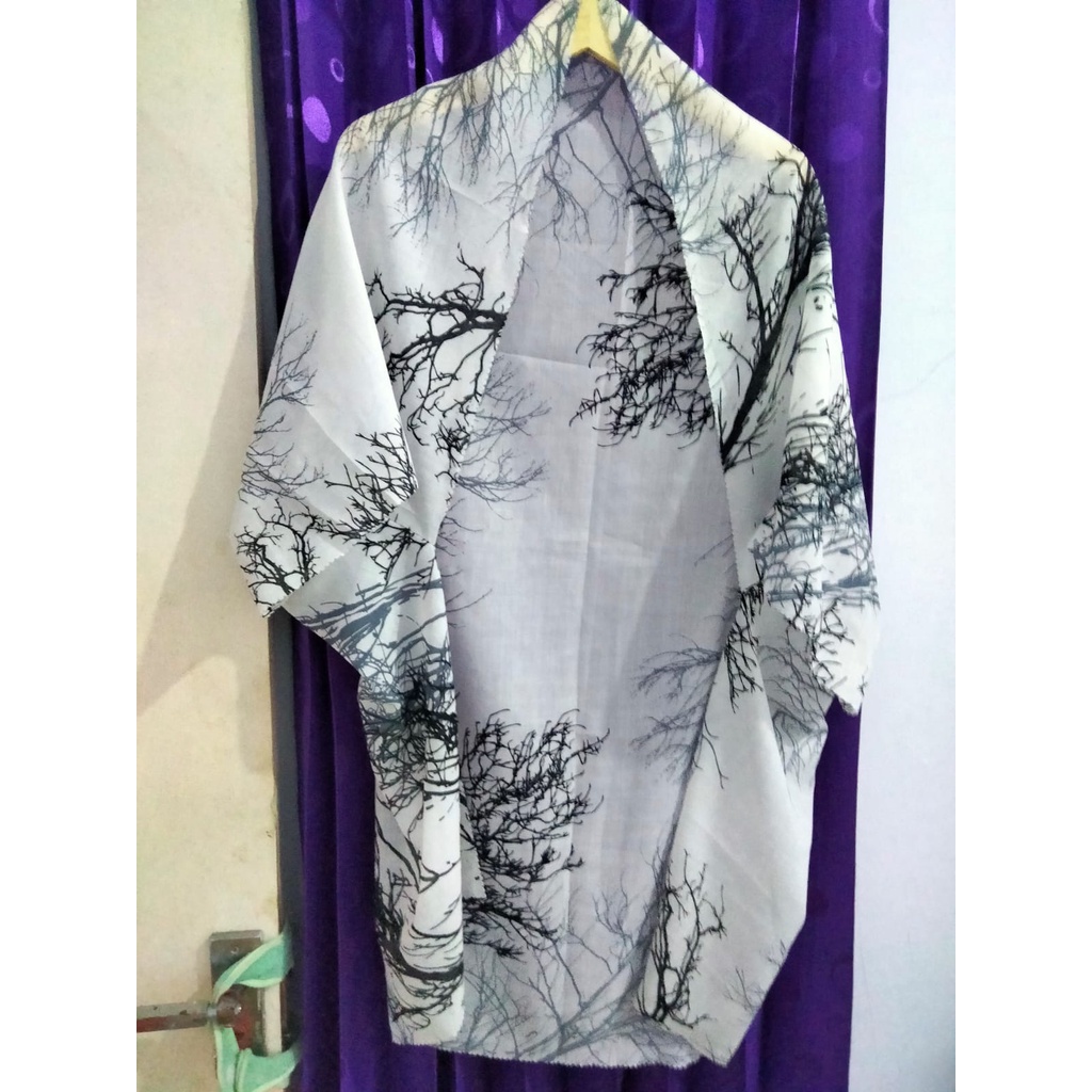 OUTER SCARF CARDIGAN PREMIUM VIRAL MOTIF KEKINIAN / TANPA PO / READY COD / Outer Mono Hitam Series / Outer Scarf Premium / Outer Wear / Outer Wanita / Outer Terbaru 2022 Kekinian / Outer Muslim Wanita / Outer Cardigan Premium-MOTIF 7