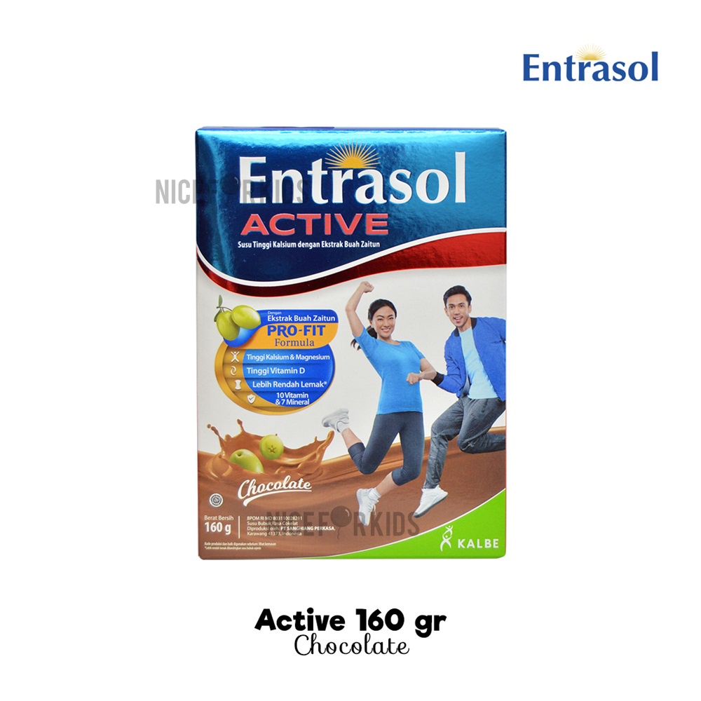 Entrasol Active Susu Kalsium Kemasan 160gr