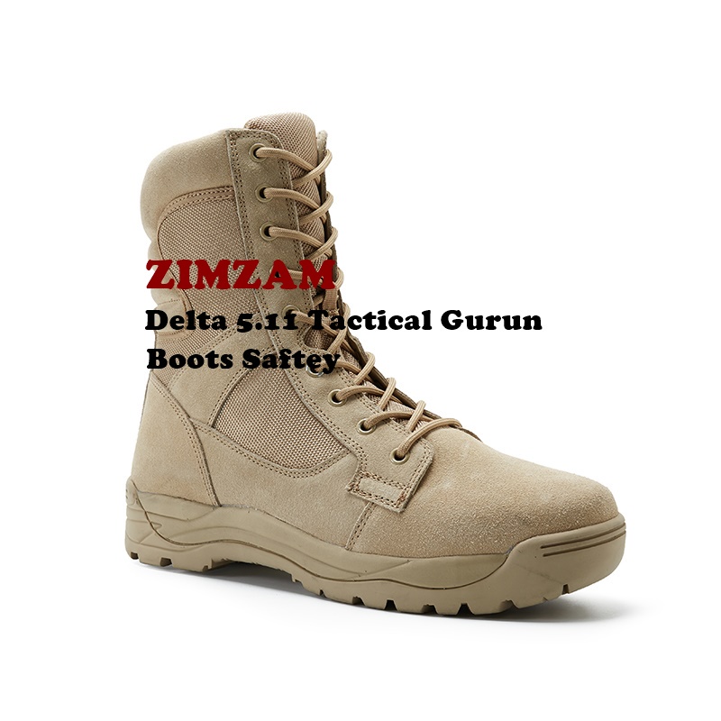 promo sepatu zimzam 5.11 Tactical Gurun safety boots resleting kulit asli terlaris murah