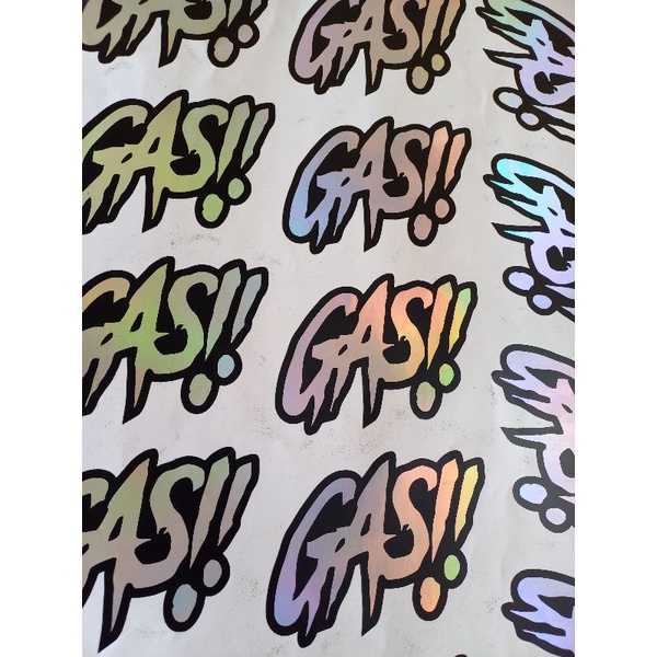 

stiker hologram pelangi ☆ Gas!! ☆