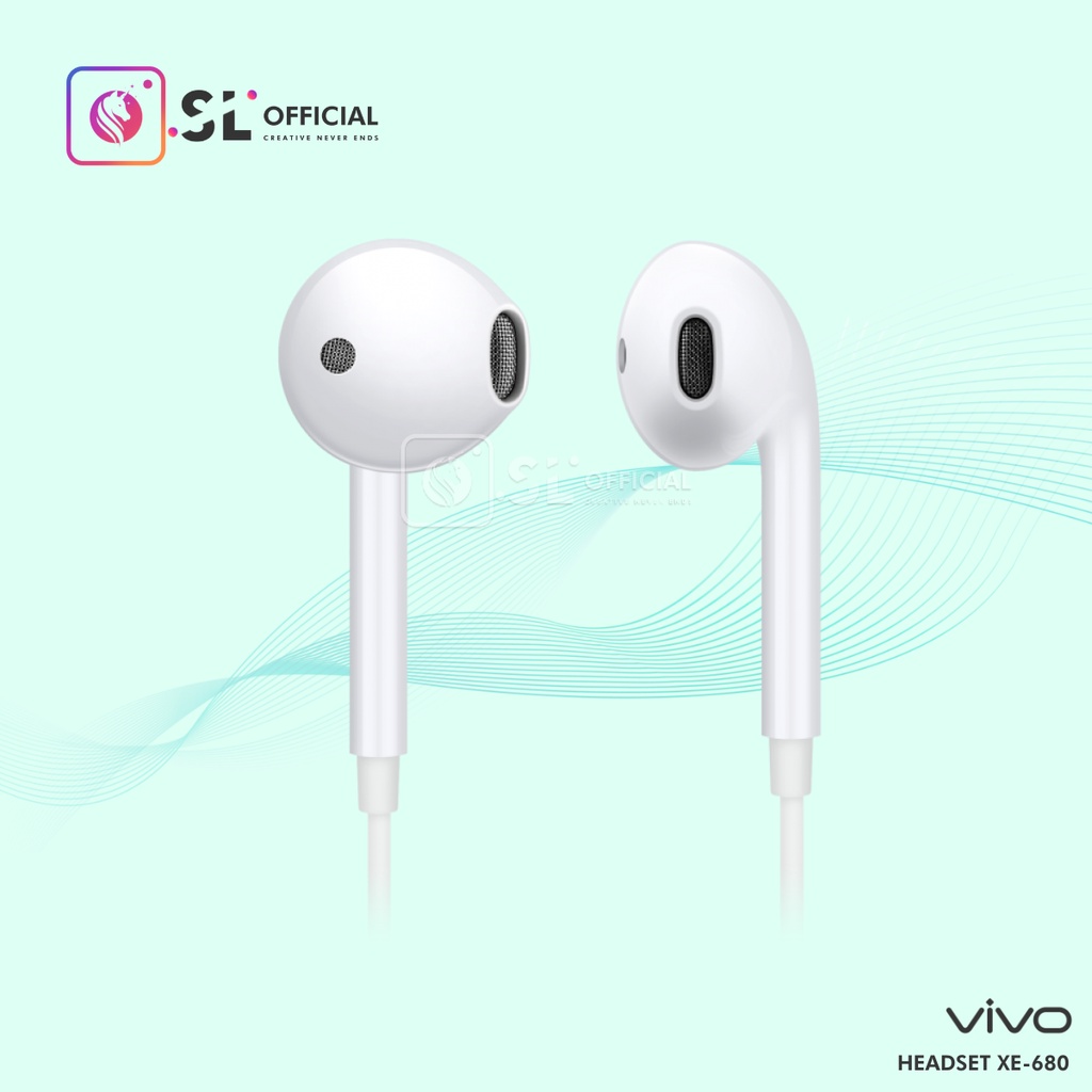 HEADSET VIVO ORIGINAL 100% SUPPORT ALL TIPE VIVO [XE-680]