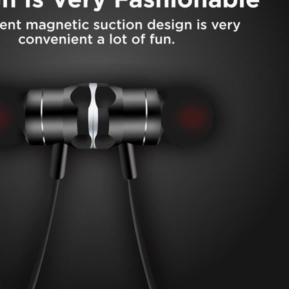 ☄ Earphone / Bluetooth Magnetic Wireless Sport Joyseus - EP0019 ✺