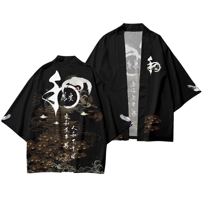 KIMONO CARDINGAN IMPORT PRIA WANITA KOREA JEPANG ORIGINAL TB200