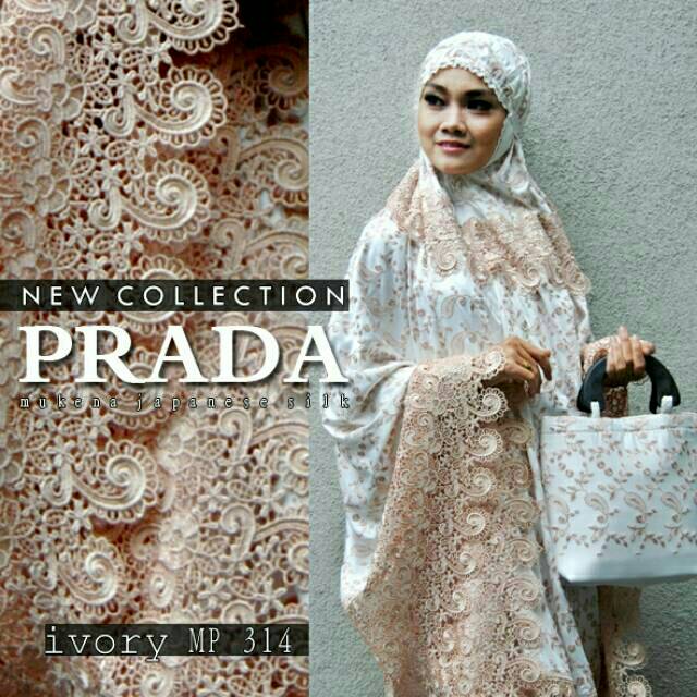 MUKENA PRADA SUTRA PARIS BORDIR PREMIUM