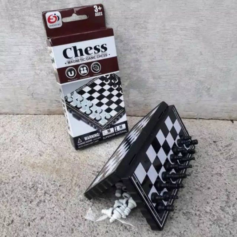 Catur Ludo Ular Tangga Magnet Mini