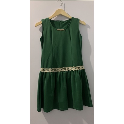 Dress/ Gaun Natal Wanita Hijau