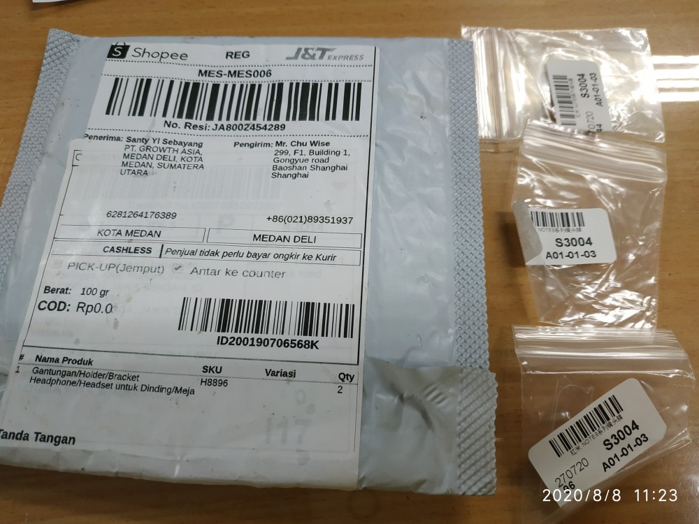 Gantungan/holder/bracket Headphone/headset Untuk Dinding/meja