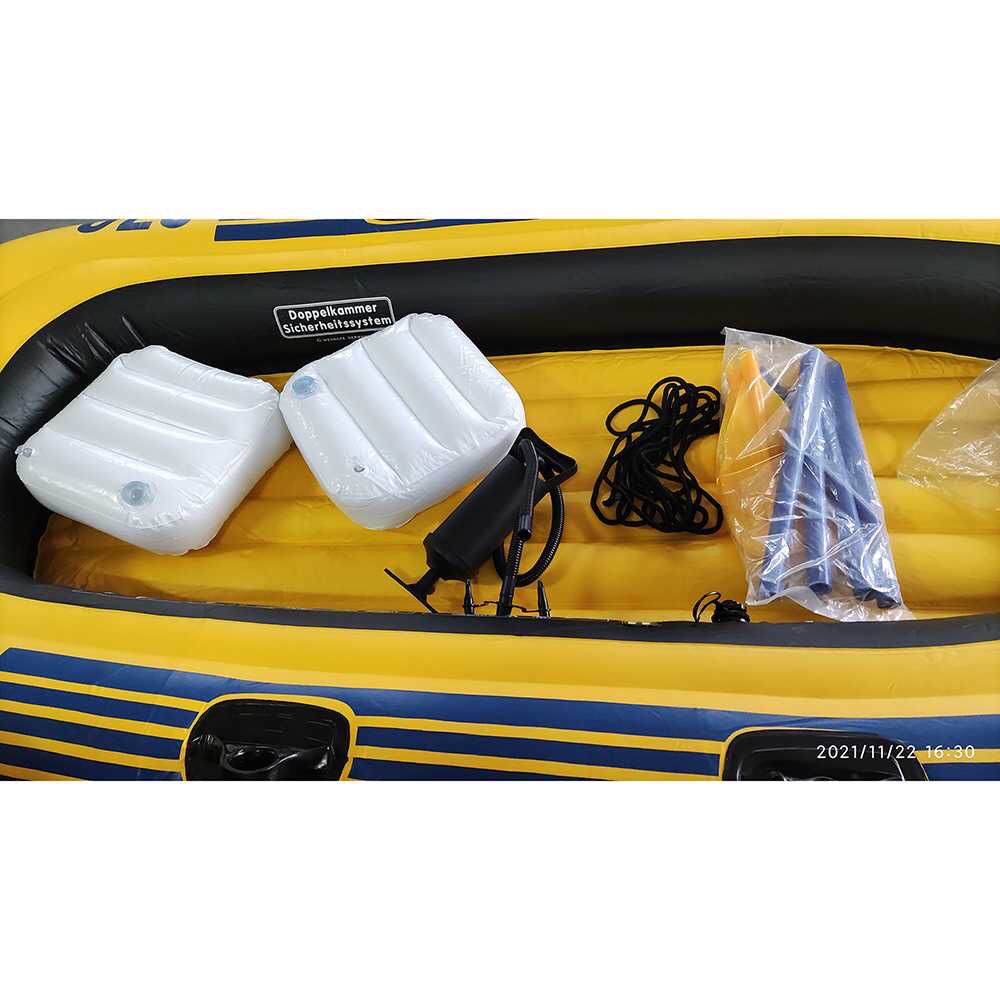 Perahu Karet 3 Orang Perahu Karet Dayung PVC Perahu Karet Tebal Inflatable Boat 3 Orang