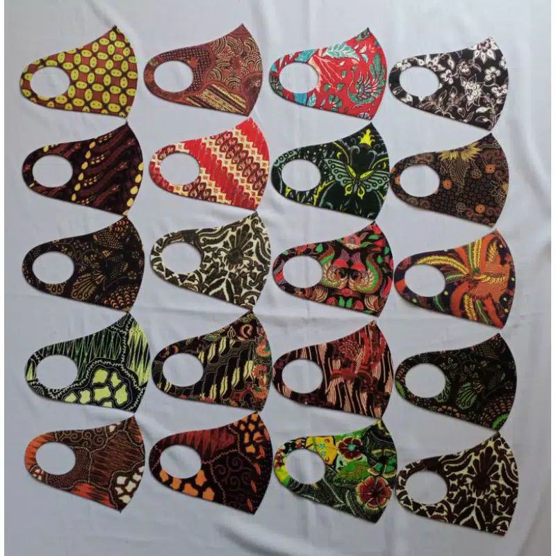 Masker scuba batik dewasa