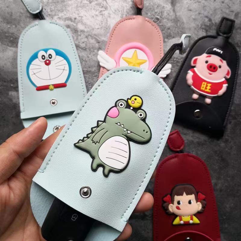 Tas Penyimpanan Kunci Mobil Motif Kartun Lucu