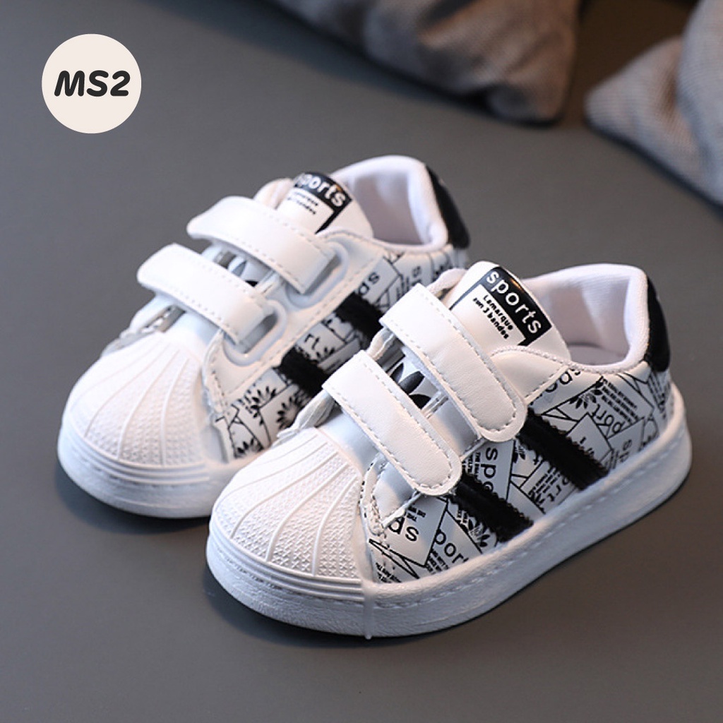 LAPAGO - Sneaker Sepatu Anak Laki Perempuan Casual Import Baru 2021 Usia 1-5 Thn Type MS