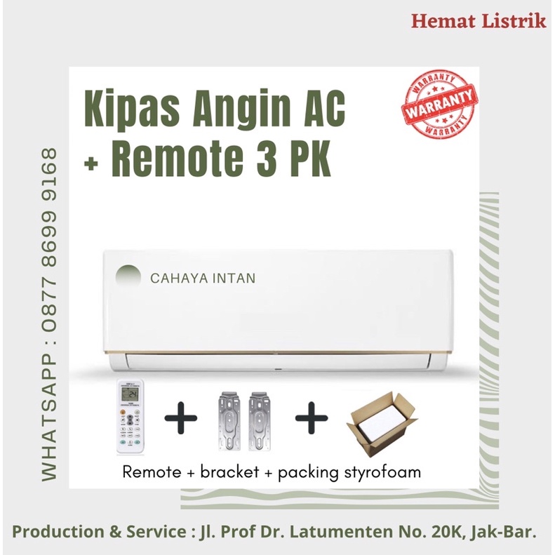 Kipas Angin Model AC 3 PK Remote (Polos/Karakter)
