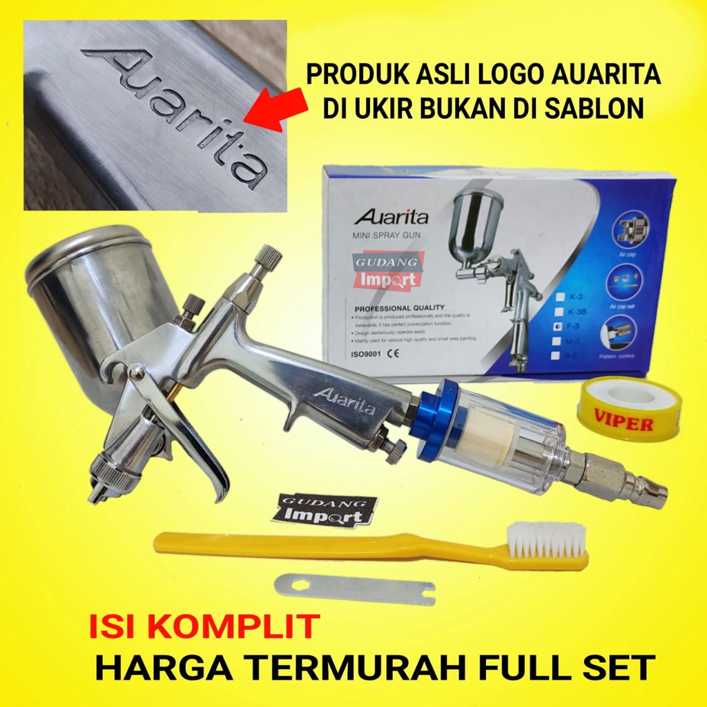 SPRAY GUN AUARITA F3 ORIGINAL SPRAYGUN