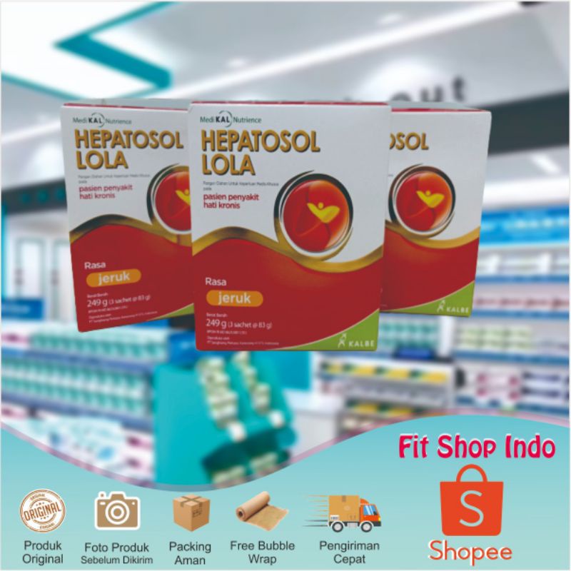 

Hepatosol LOLA rasa Jeruk 249 gram