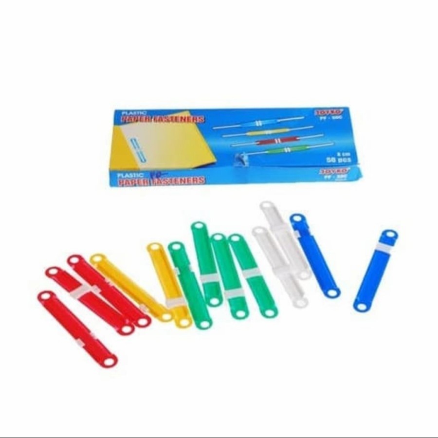 

Acco Paper Fastener Plastik JOYKO Warna / Putih