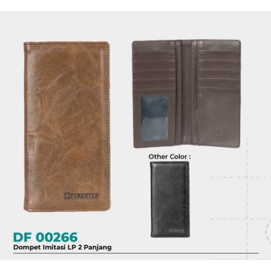 Dompet Lipat Panjang Pria Cowok Dompet Kulit Sintetis - 100% Ori Forester Df 00266 Thomgear Paiton Probolinggo