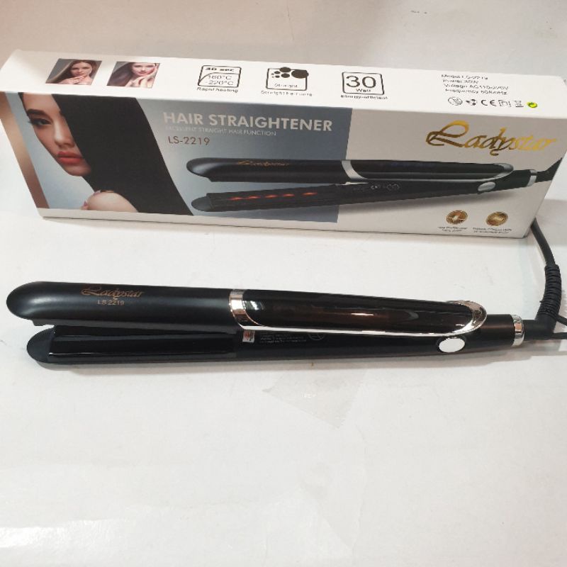 Catok Rambut Lurus Curly Keriting 2in1 Ladystar Catokan Rebonding Ls2219
