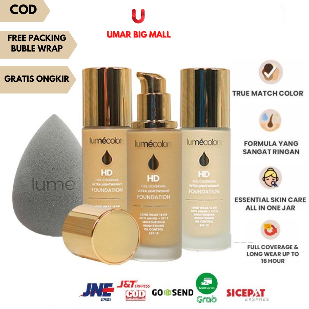 FIT ME FOUNDATION - LUMECOLORS FIT ME MATTE PORELESS LIQUID FOUNDATION HD FULL COVERAGE