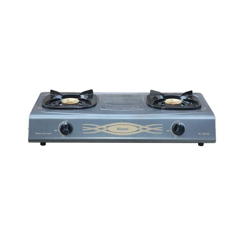 RINNAI RI-522CE KOMPOR GAS 2 TUNGKU / GAS COOKER / RI522CE