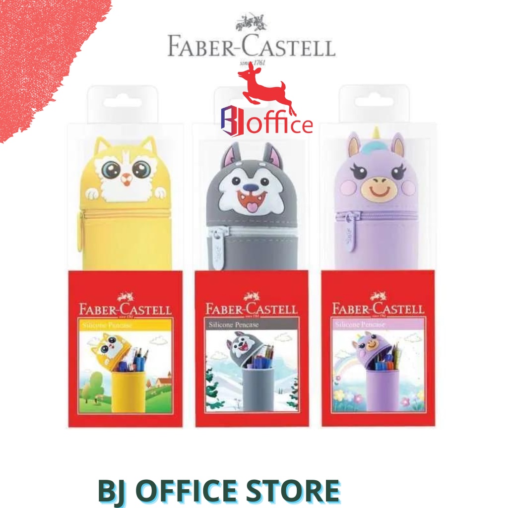

Tempat Pensil Animal Faber Castell / Tempat Pensil Silicone Lucu