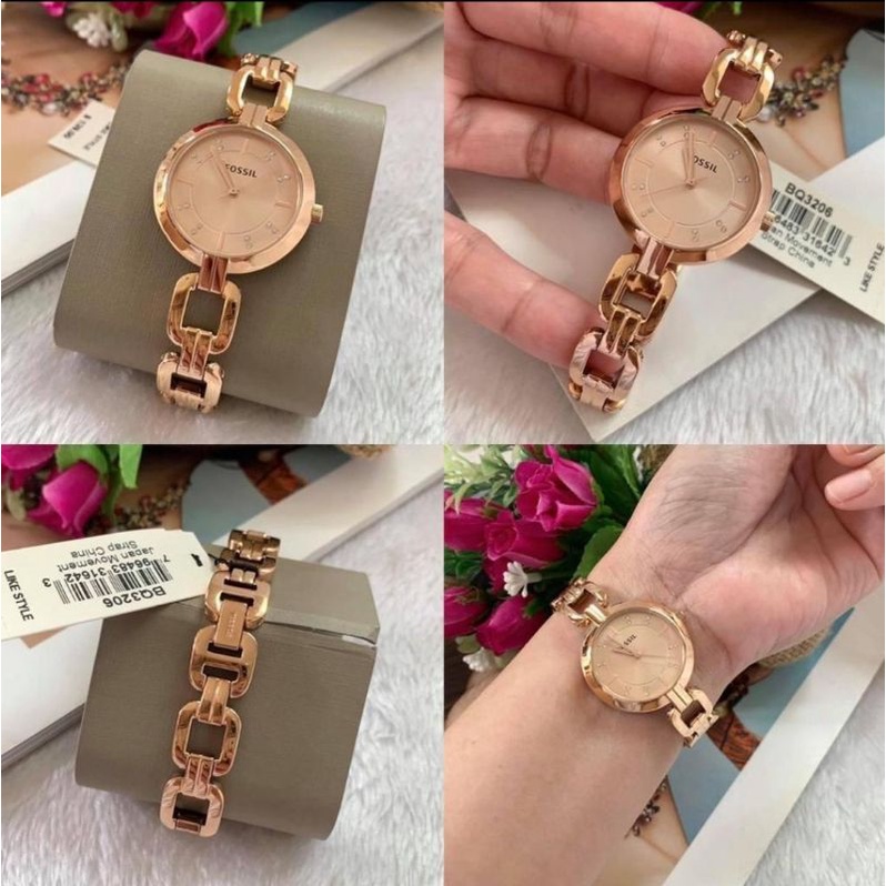 Bq3206 rosegold jam wanita