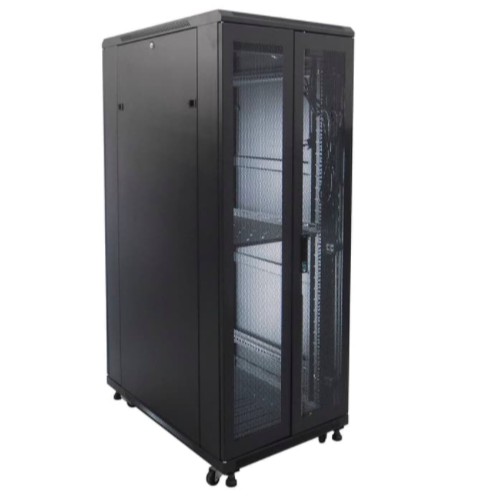 IR11532G - 32U Close Rack Depth 1150mm Glass Door 19&quot; - INDORACK