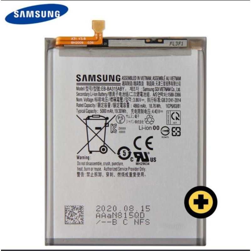 Baterai Batre Battery Samsung A31 A315 A315F Original