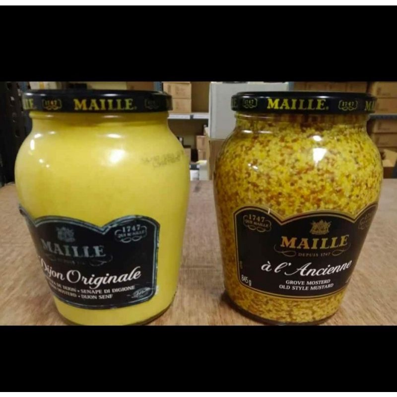 

Sauce Mustard dijon original - Whole grain | MAILLE Fine&Coarse 865 ml