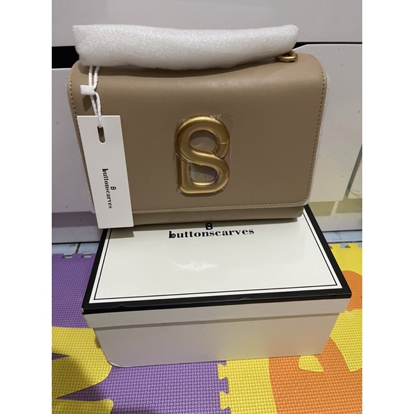 alva bag buttonscarves warna light tan