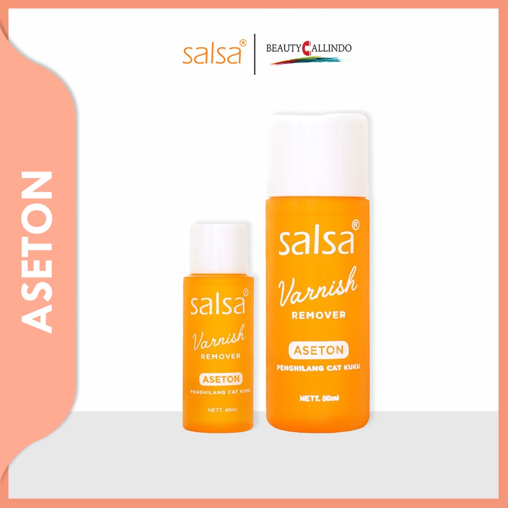 Salsa Varnish Remover Pembersih Cat Kuku Aseton 100ml - 80ml - 40ml