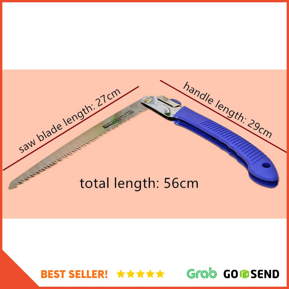 Rhatmic Waist Saw Gergaji Lipat Portabel - FGHGF - Blue