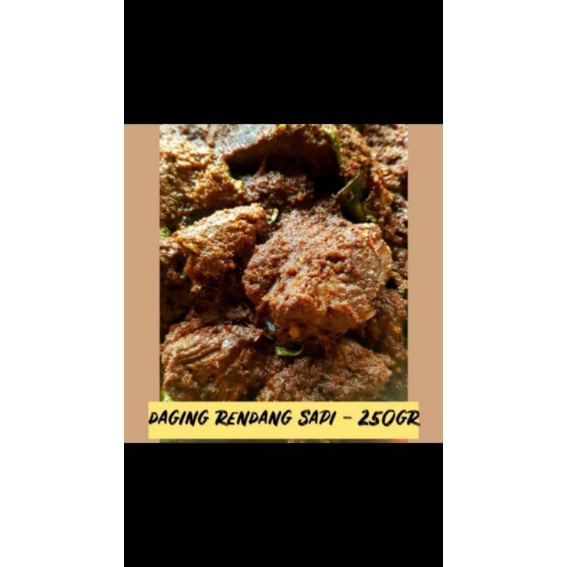 

Rendang Sapi 250gr