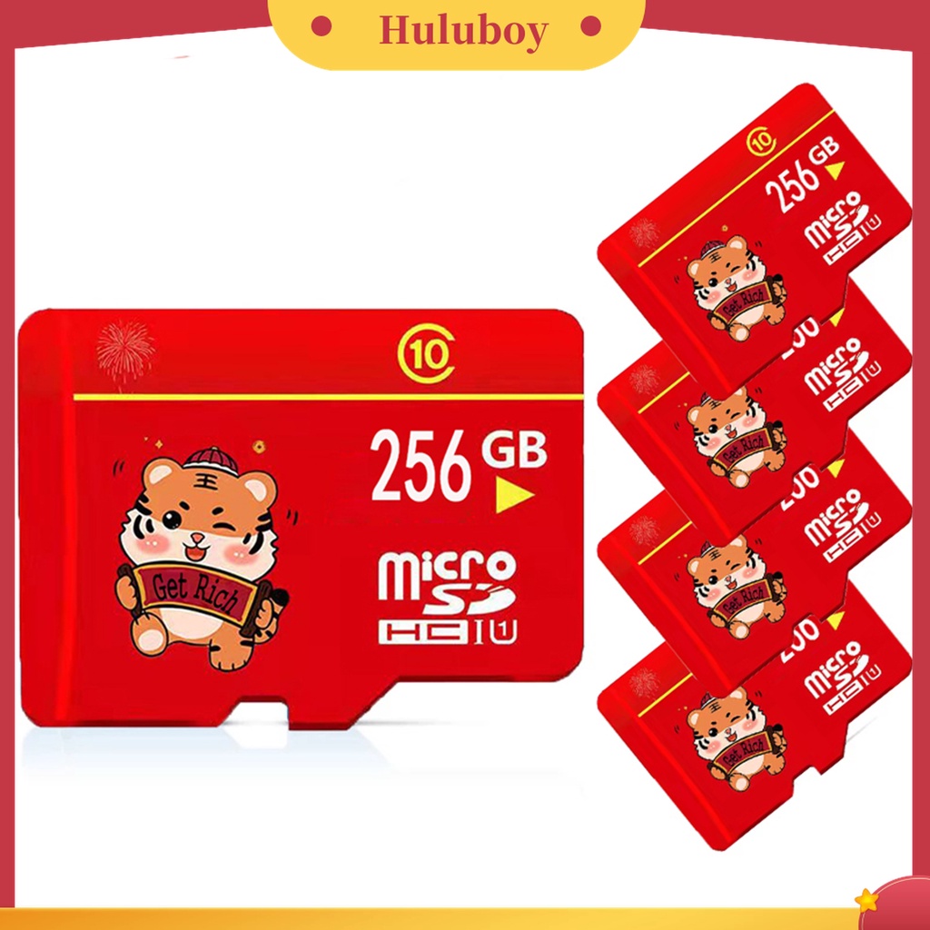 (Huluboy) Memory Card TF Flash Penyimpanan SD Card 32GB / 64GB / 128GB / 256GB / 512GB / 1024GB Ultra Tipis Tahan Air