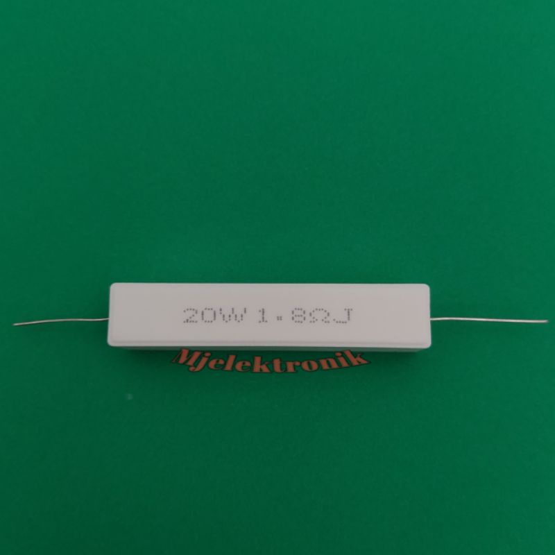 Resistor 20 Watt 1.8Ohm, Ukkuran ohm bisa requst 1 - 300Ohm