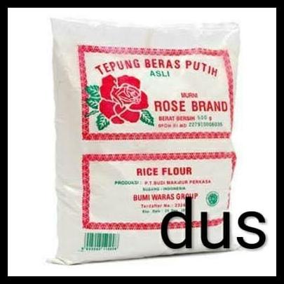 

Tepung Beras Rose Brand 500Gr Per Dus