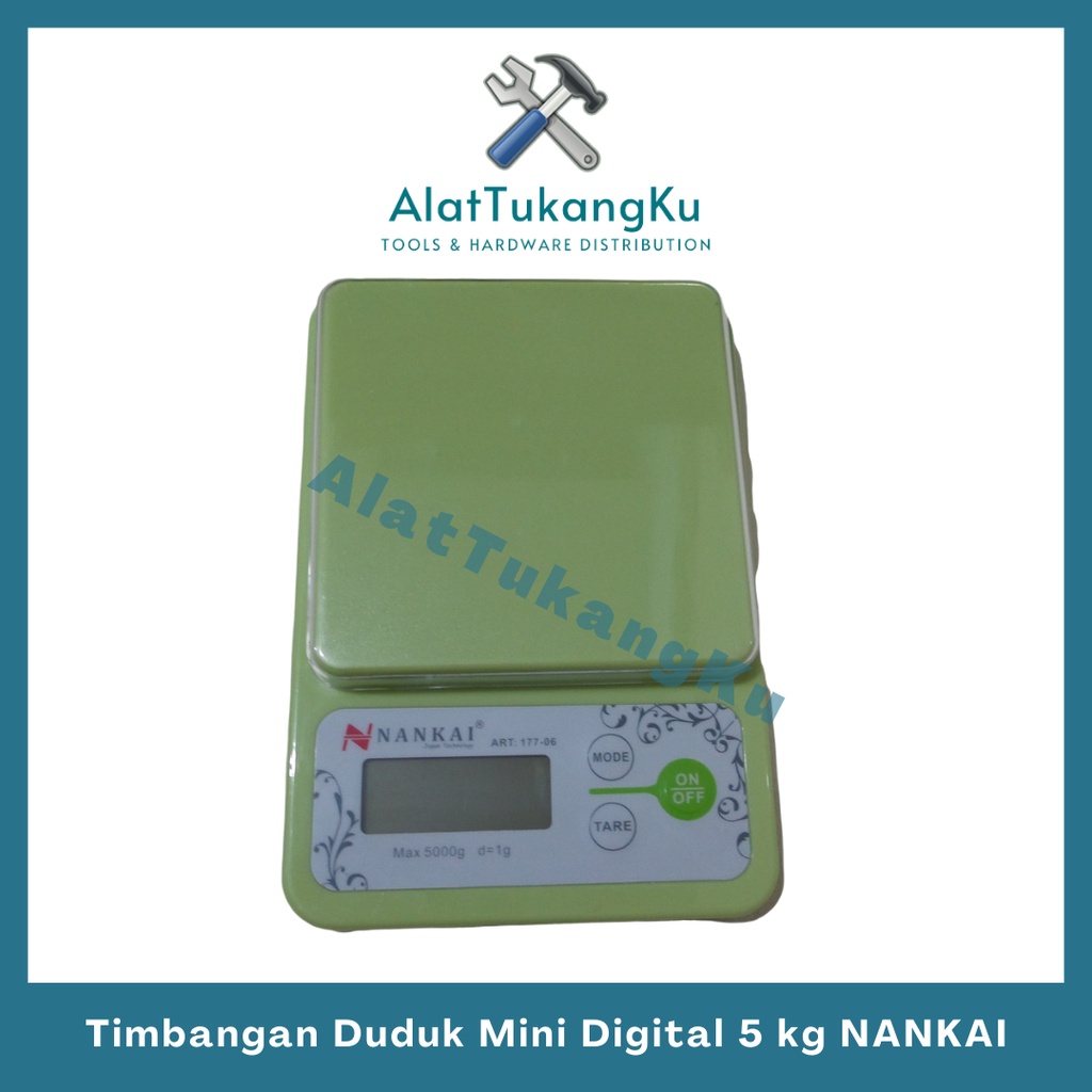 Timbangan duduk mini digital 5 kg / Timbangan digital 5 kg Nankai