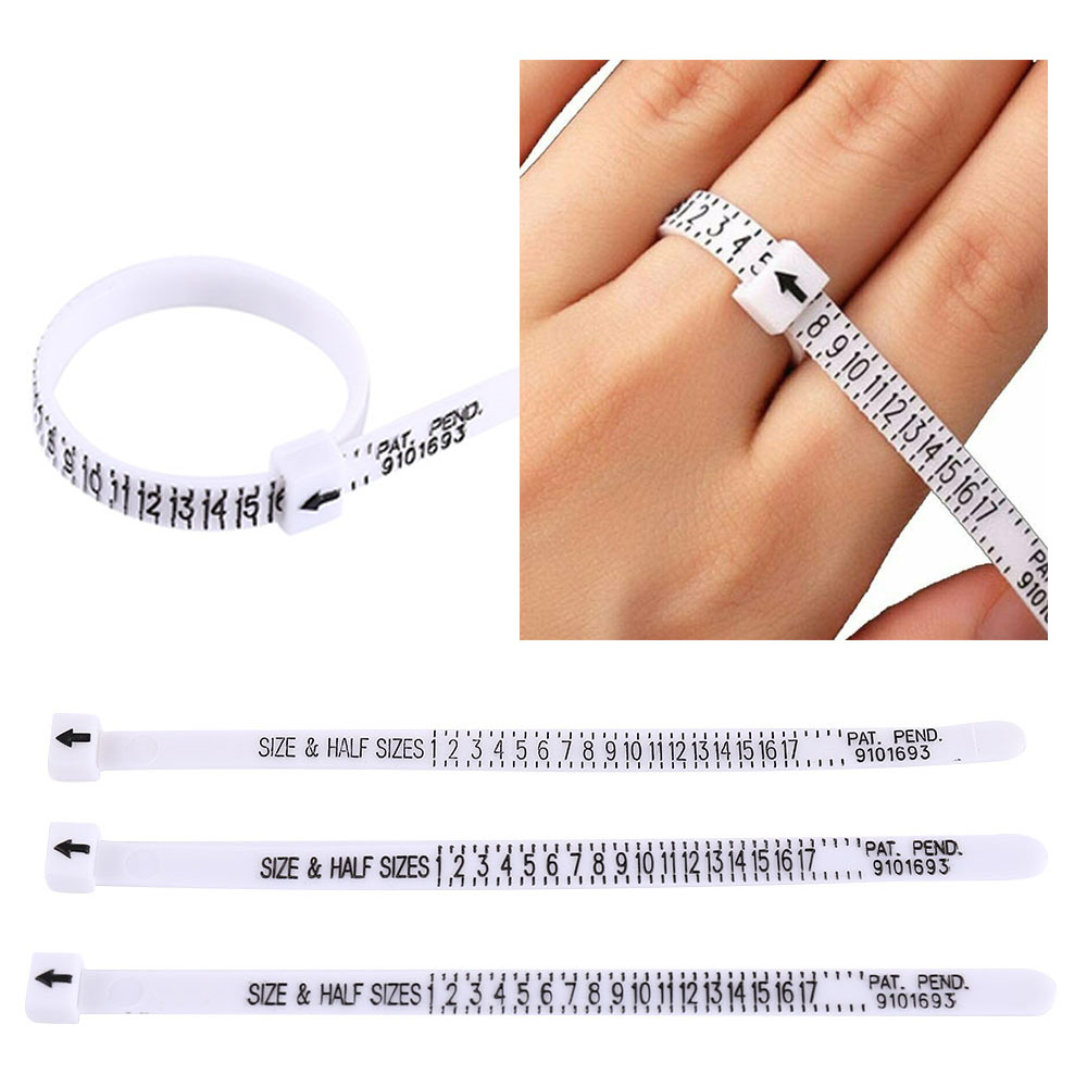 【COD Tangding】Measuring Instrument Finger Ring Standard Soft Ruler Mouth Size Tool Meter