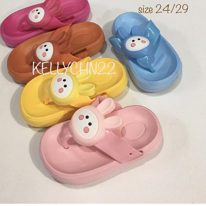 (LANGSUNG KIRIM) [Best Seller] Sandal Jepit Anak Cewek Rabbit Ringan Impor Morego 2238