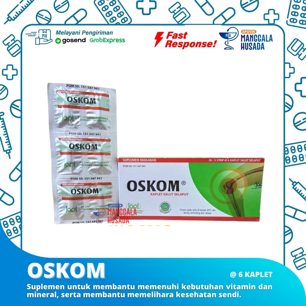 OSKOM SUPLEMEN PER STRIP @ 6 KAPLET