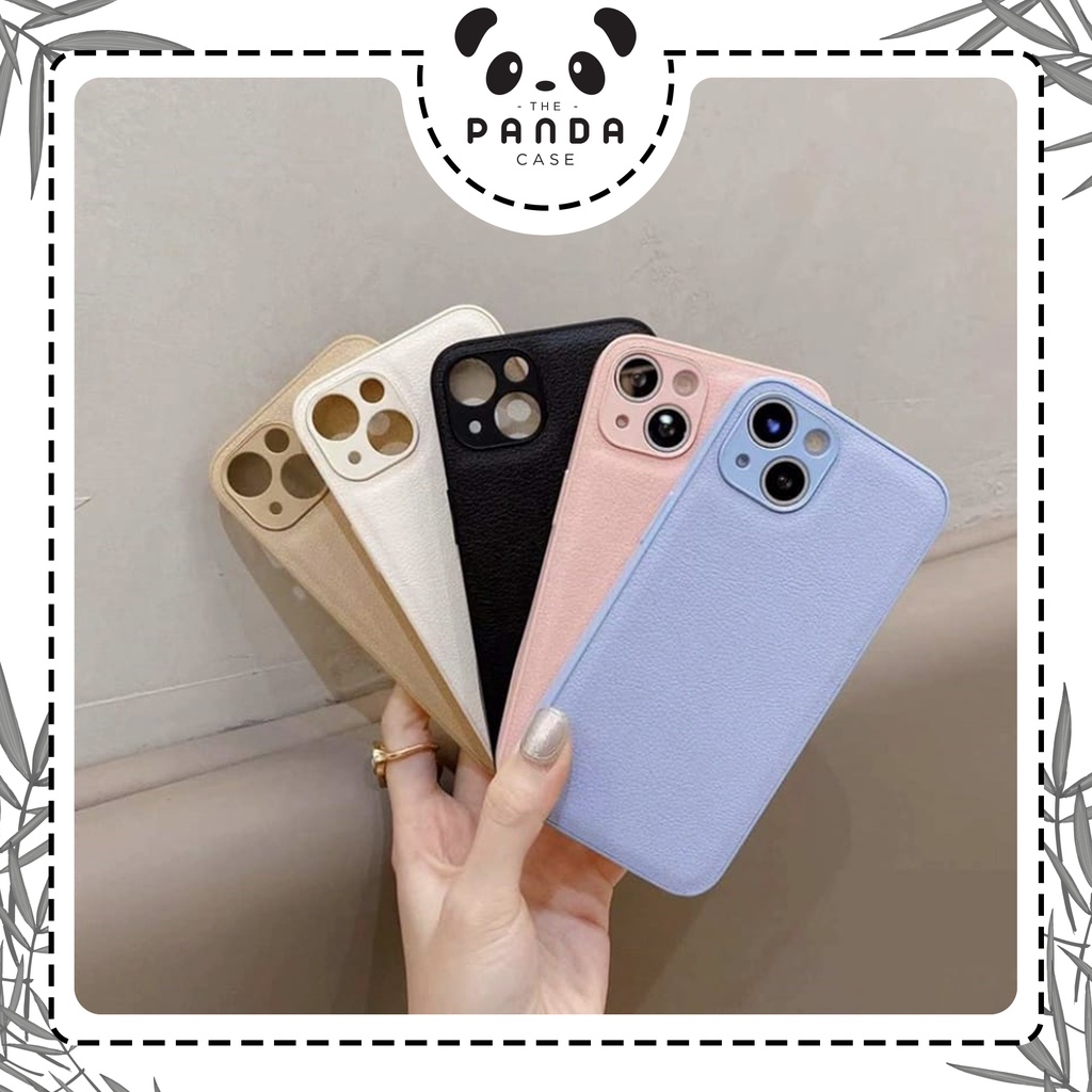 [TPC] Leather Lens Protector Phone Case Casing IPHONE 7 8 PLUS X XS MAX XR 11 12 13 MINI PRO MAX IP024